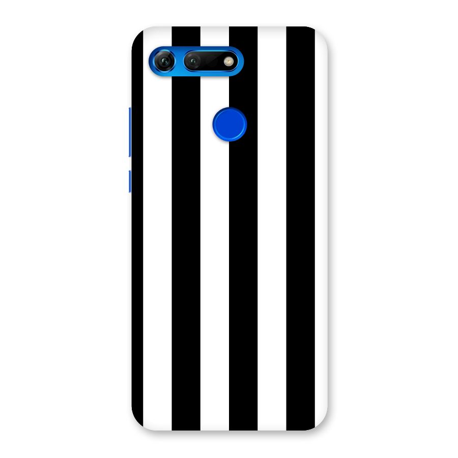 Lavish Black Stripes Back Case for Honor View 20