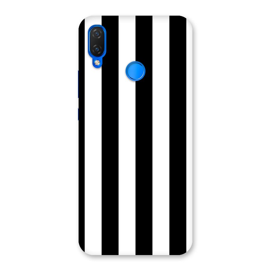 Lavish Black Stripes Back Case for Huawei P Smart+