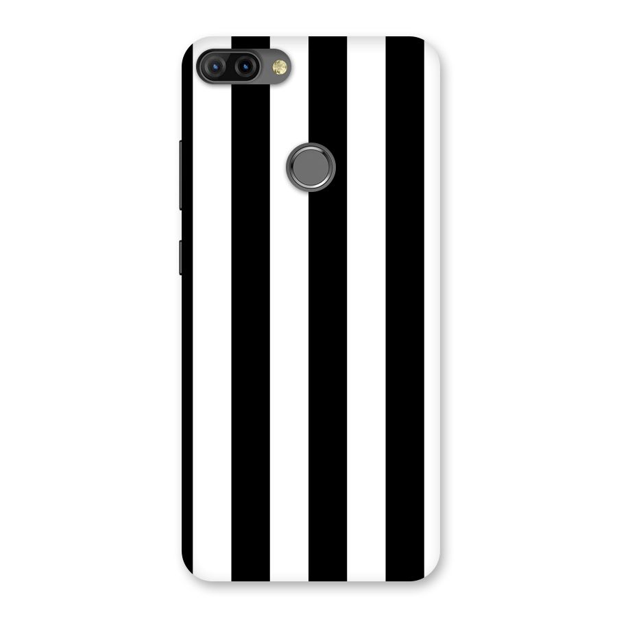 Lavish Black Stripes Back Case for Infinix Hot 6 Pro