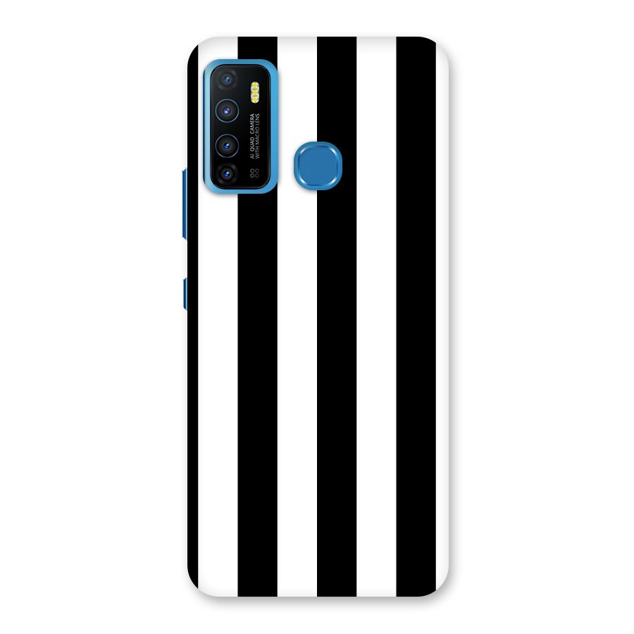Lavish Black Stripes Back Case for Infinix Hot 9