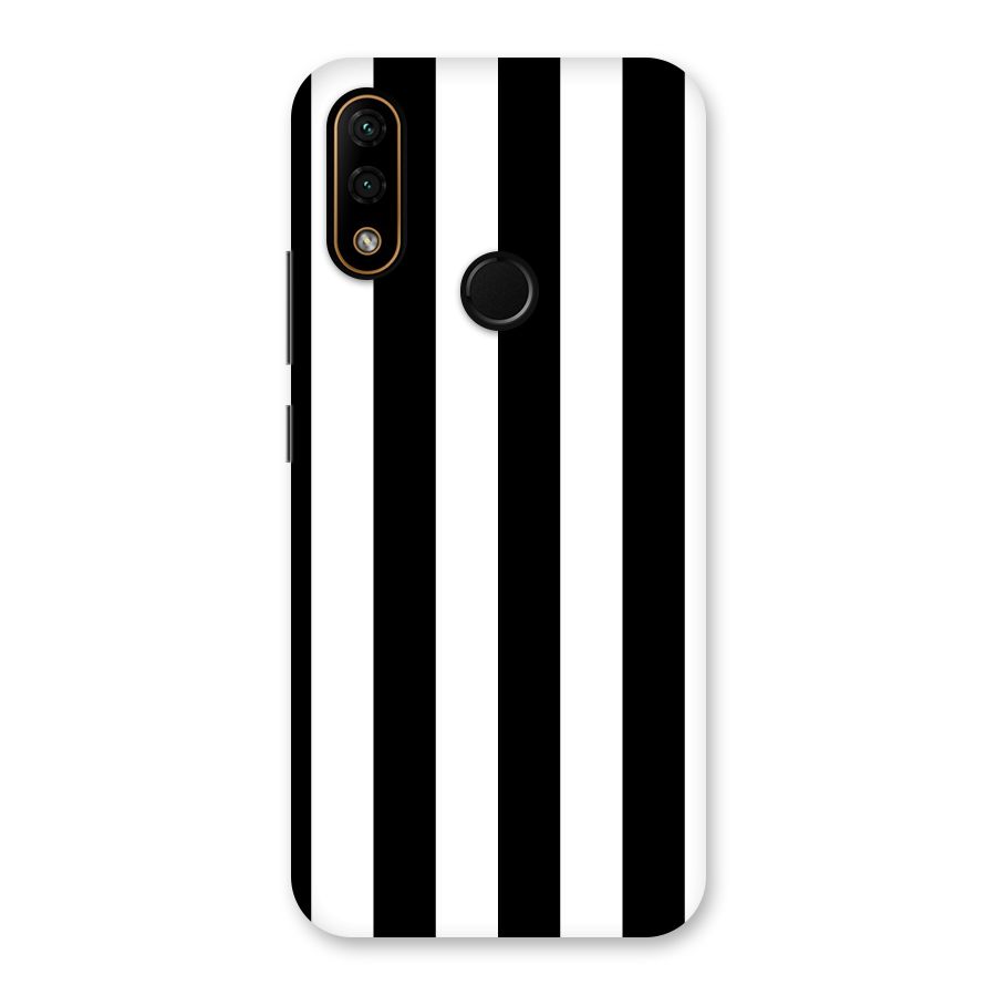 Lavish Black Stripes Back Case for Lenovo A6 Note