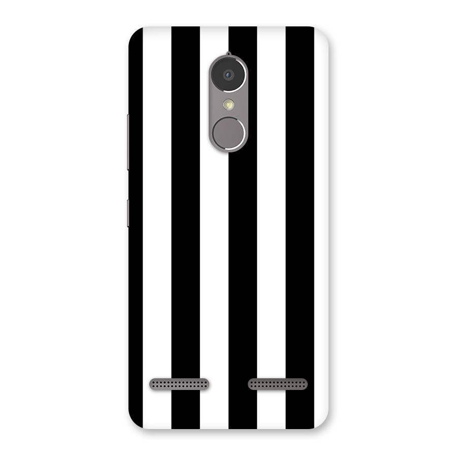 Lavish Black Stripes Back Case for Lenovo K6 Power