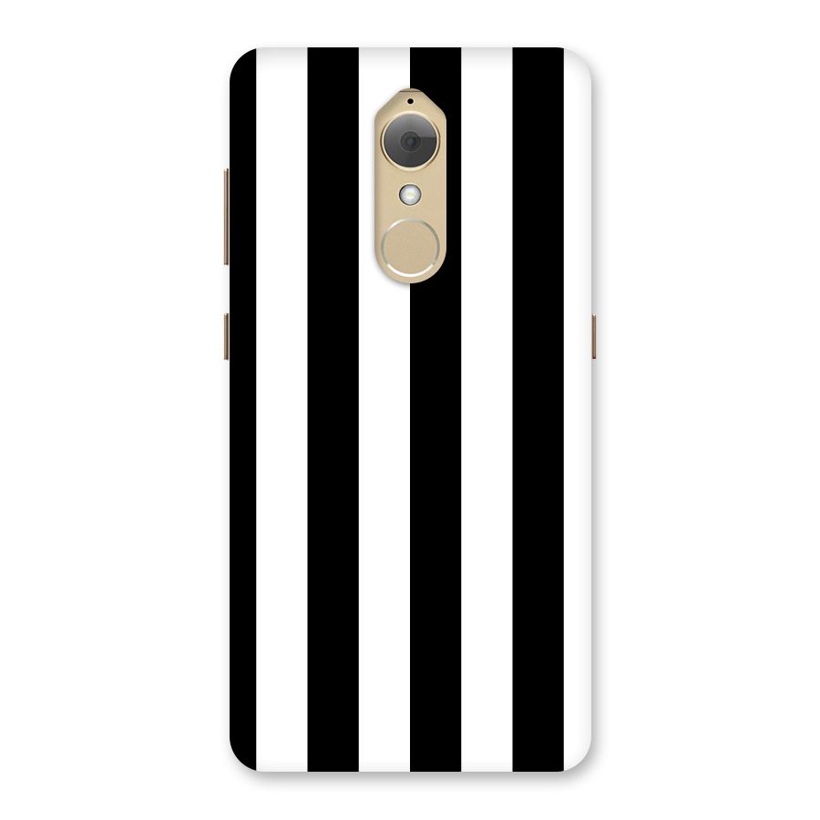Lavish Black Stripes Back Case for Lenovo K8