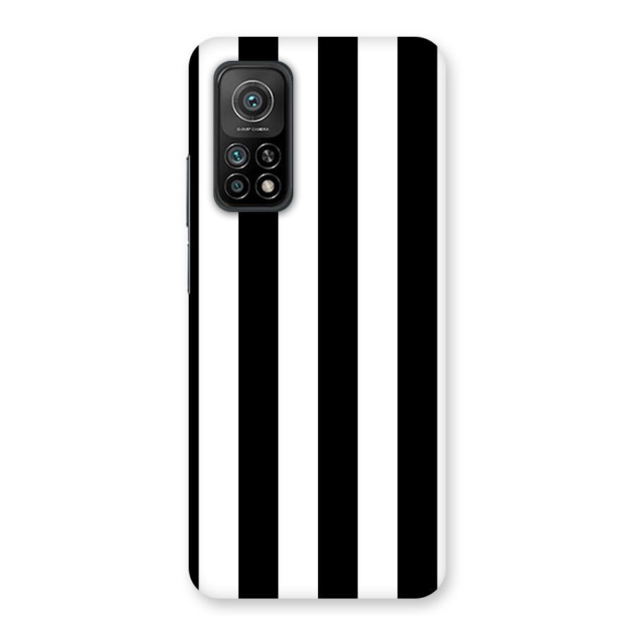 Lavish Black Stripes Back Case for Mi 10T 5G