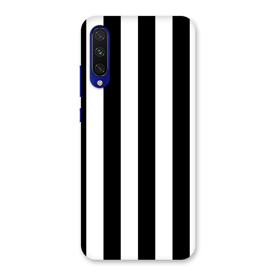 Lavish Black Stripes Back Case for Mi A3