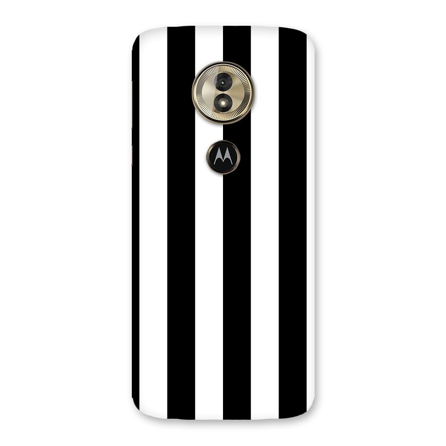 Lavish Black Stripes Back Case for Moto G6 Play
