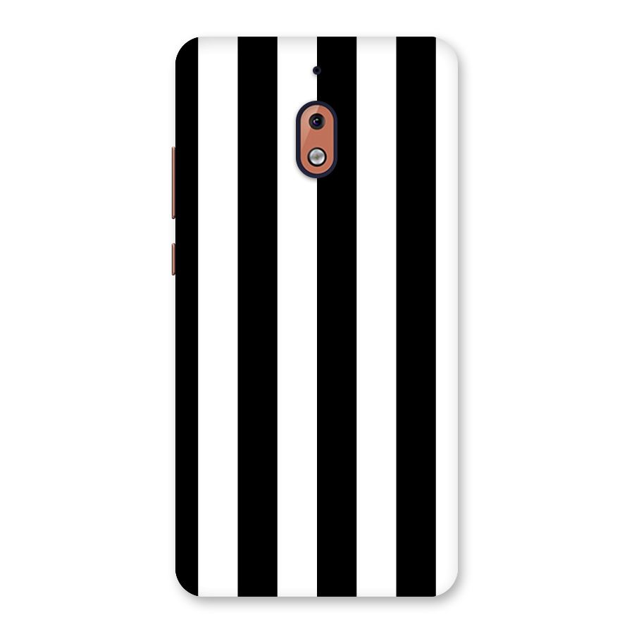 Lavish Black Stripes Back Case for Nokia 2.1