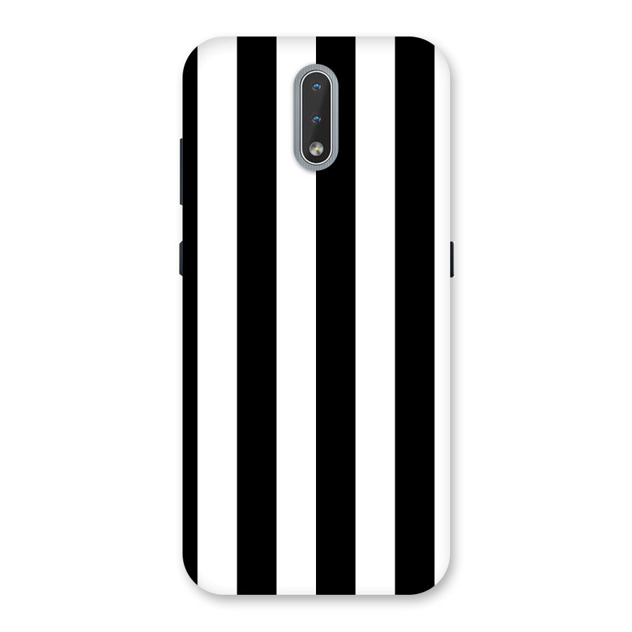 Lavish Black Stripes Back Case for Nokia 2.3