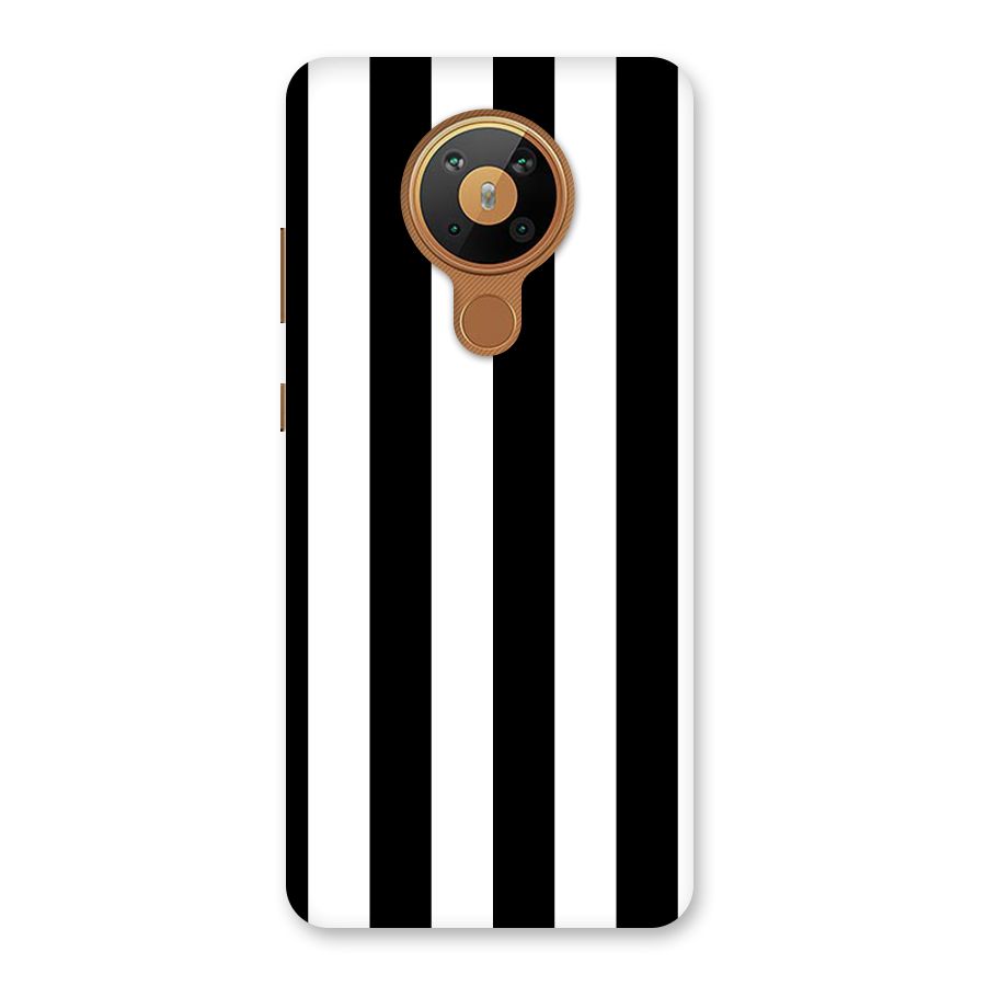 Lavish Black Stripes Back Case for Nokia 5.3