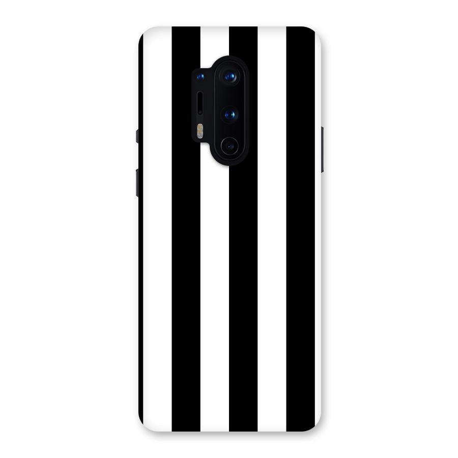Lavish Black Stripes Back Case for OnePlus 8 Pro