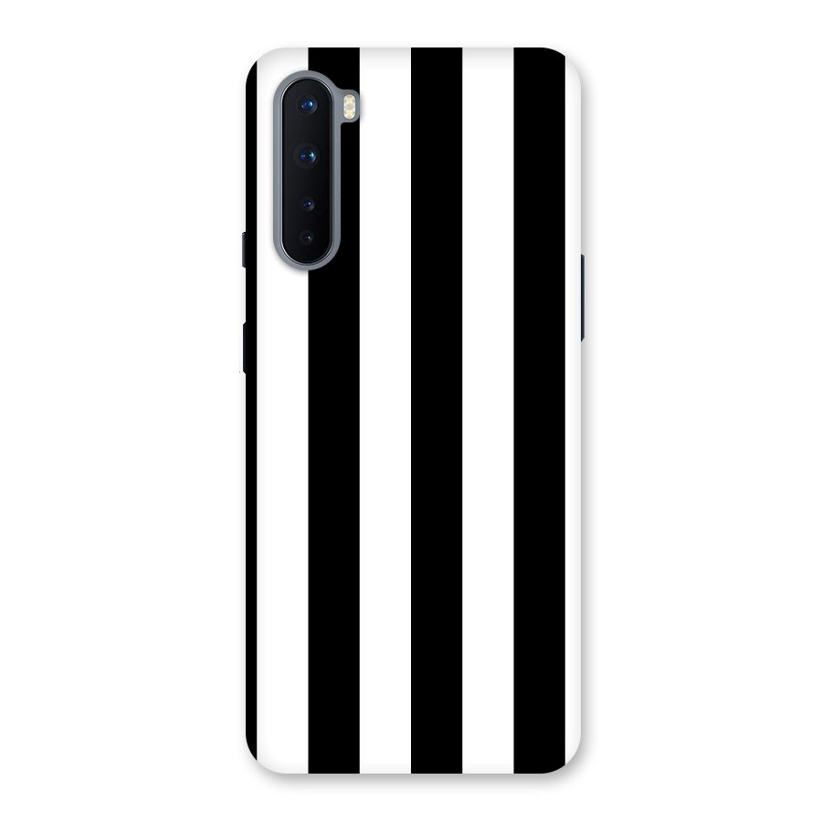 Lavish Black Stripes Back Case for OnePlus Nord