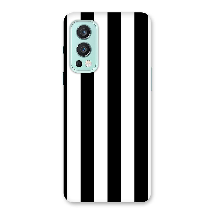 Lavish Black Stripes Back Case for OnePlus Nord 2 5G