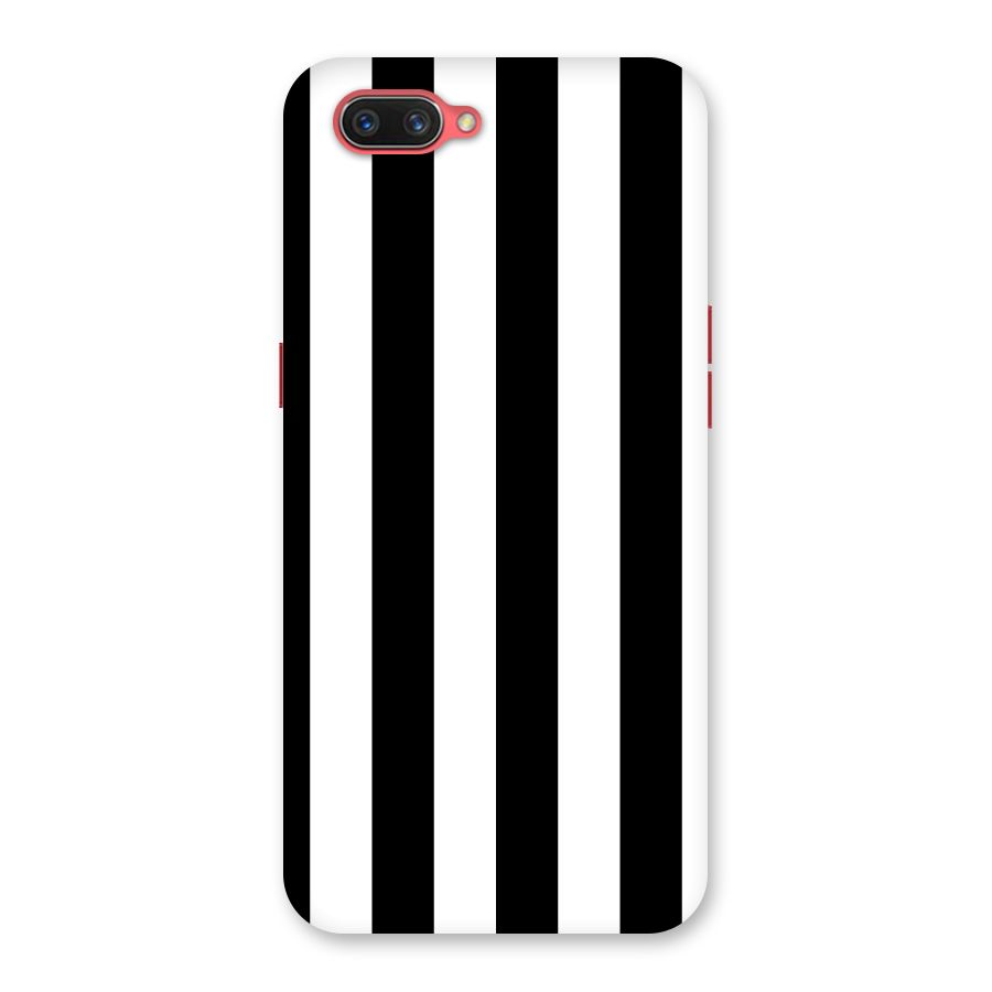 Lavish Black Stripes Back Case for Oppo A3s