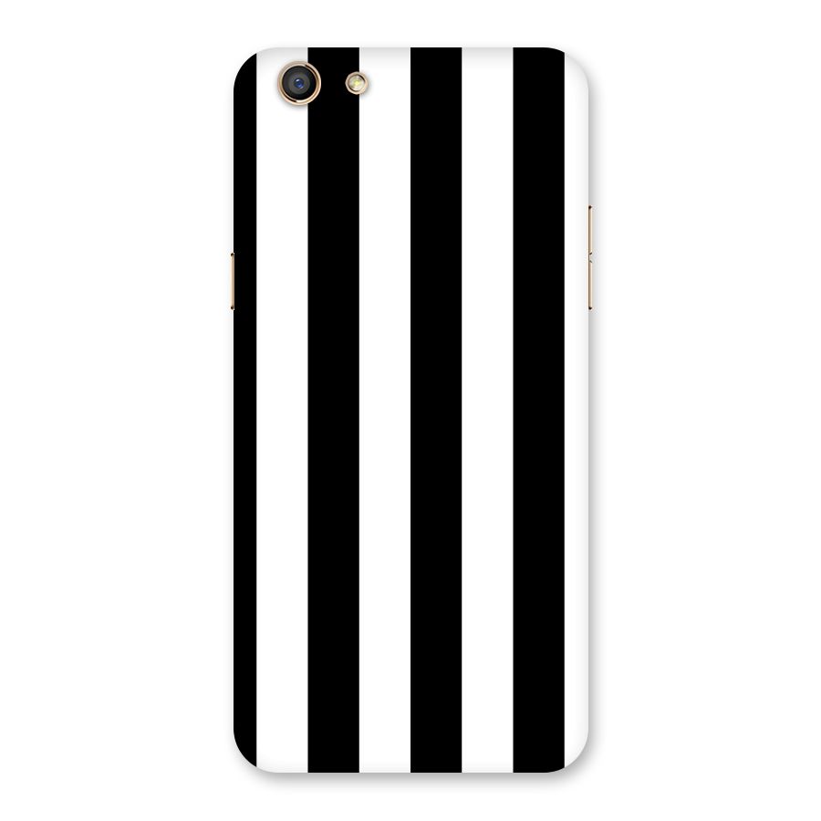 Lavish Black Stripes Back Case for Oppo F3