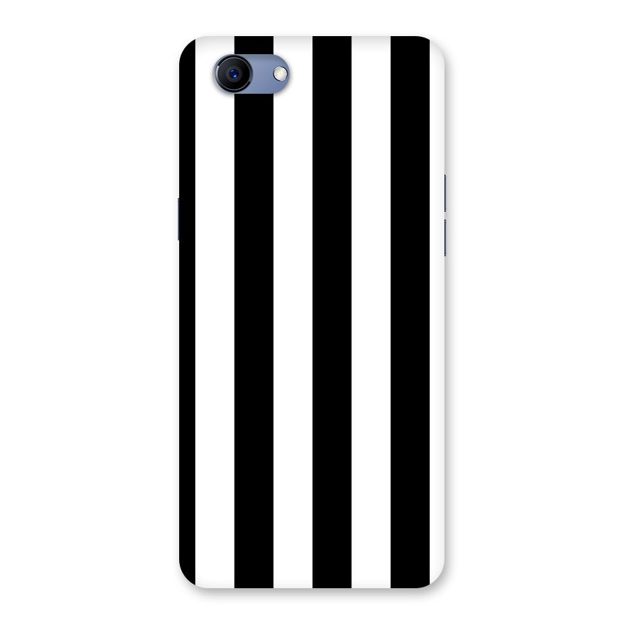 Lavish Black Stripes Back Case for Oppo Realme 1
