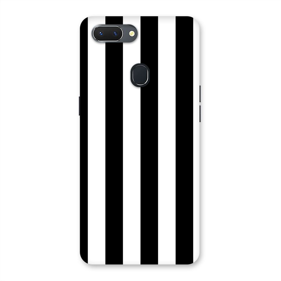 Lavish Black Stripes Back Case for Oppo Realme 2