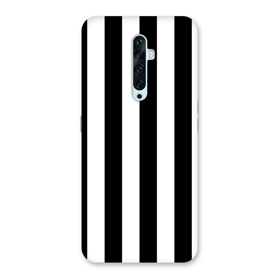 Lavish Black Stripes Back Case for Oppo Reno2 Z