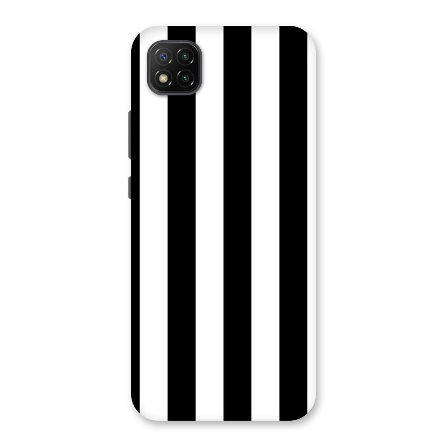 Lavish Black Stripes Back Case for Poco C3