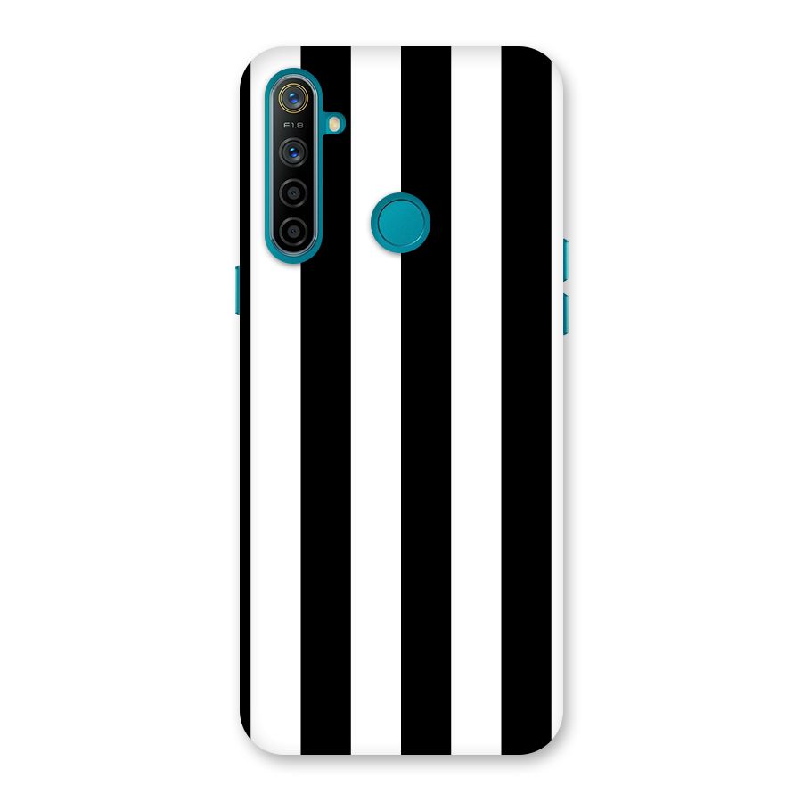 Lavish Black Stripes Back Case for Realme 5i