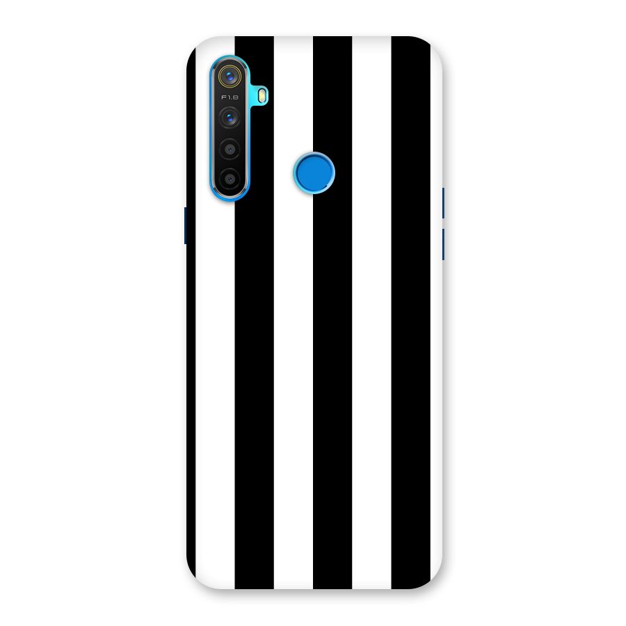 Lavish Black Stripes Back Case for Realme 5s
