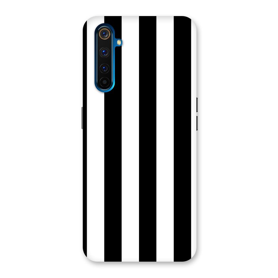 Lavish Black Stripes Back Case for Realme 6 Pro