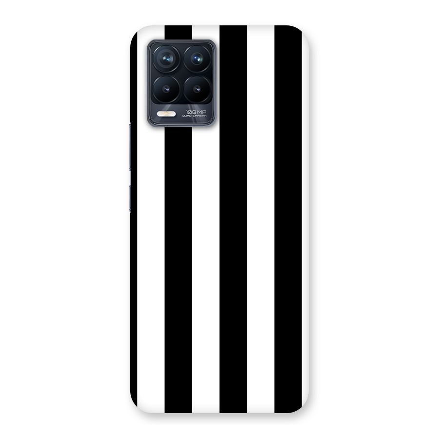 Lavish Black Stripes Back Case for Realme 8 Pro