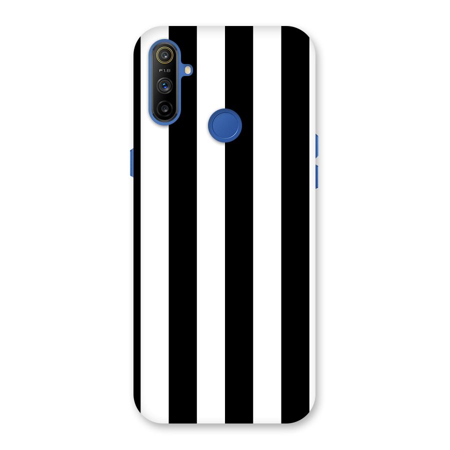Lavish Black Stripes Back Case for Realme Narzo 10A