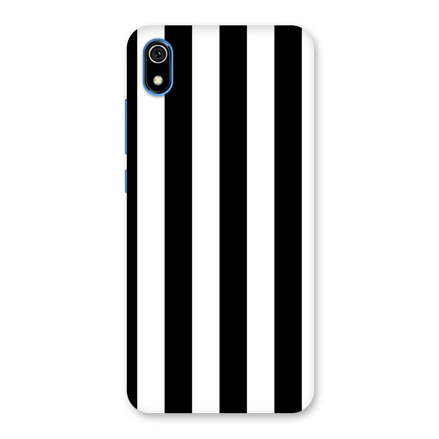 Lavish Black Stripes Back Case for Redmi 7A