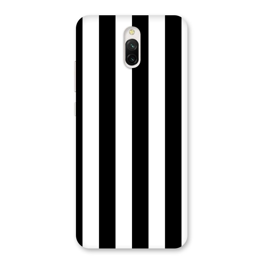 Lavish Black Stripes Back Case for Redmi 8A Dual