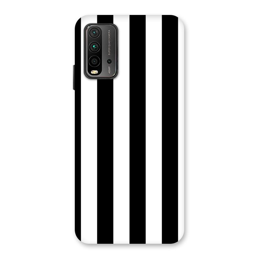 Lavish Black Stripes Back Case for Redmi 9 Power