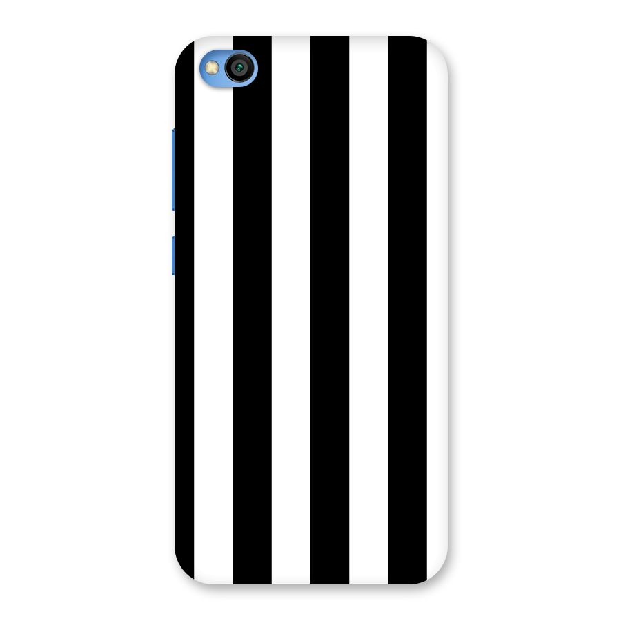 Lavish Black Stripes Back Case for Redmi Go