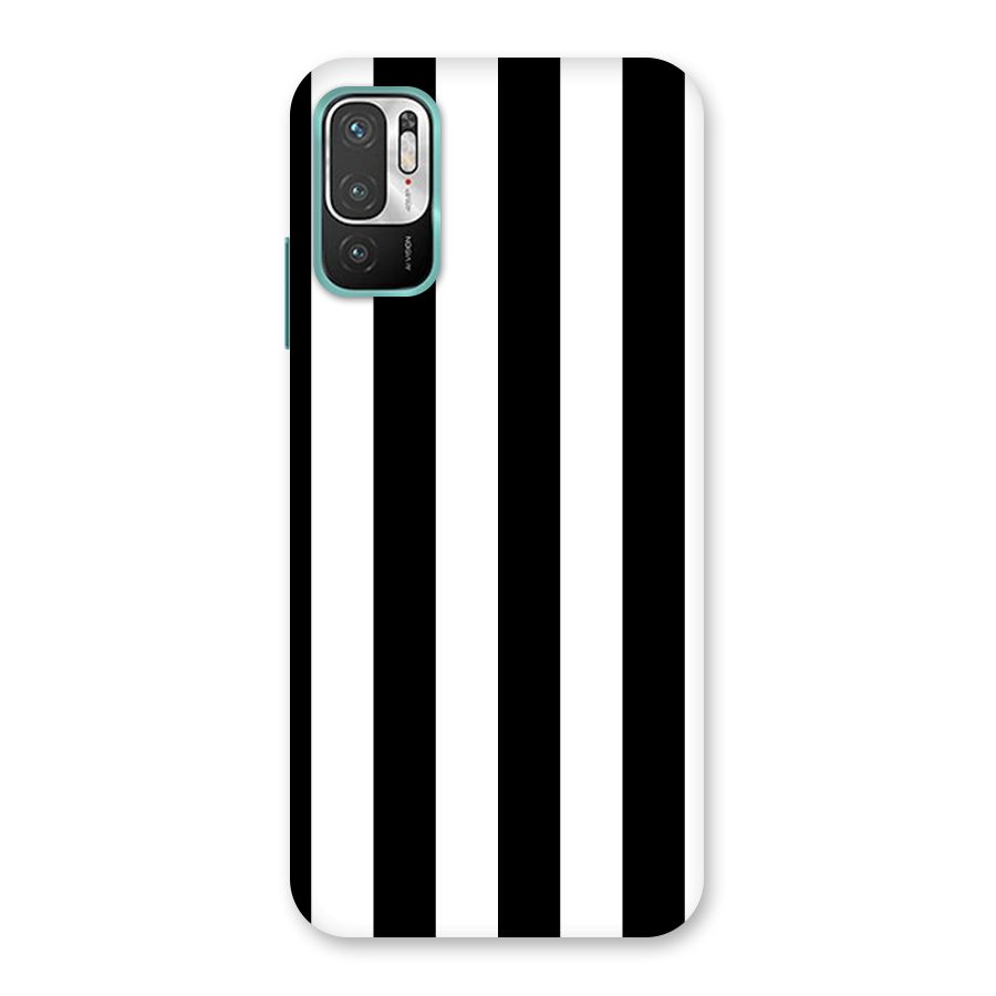 Lavish Black Stripes Back Case for Redmi Note 10T 5G