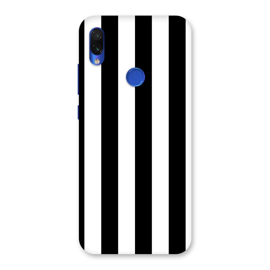 Lavish Black Stripes Back Case for Redmi Note 7S