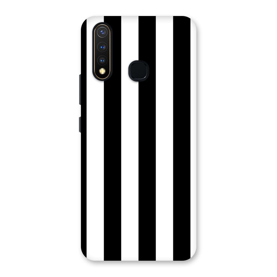 Lavish Black Stripes Back Case for Vivo U20