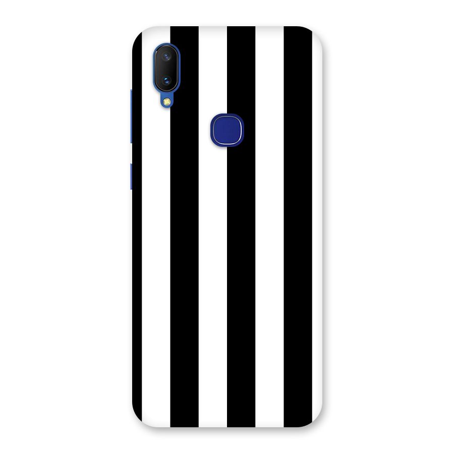 Lavish Black Stripes Back Case for Vivo V11