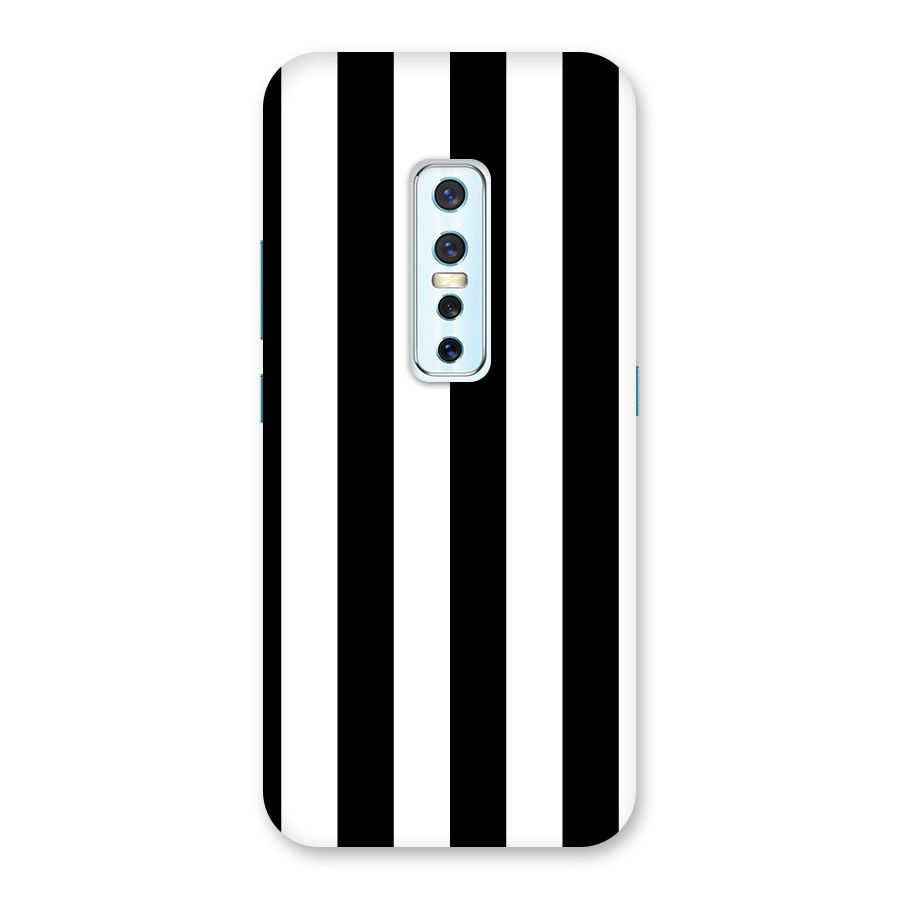 Lavish Black Stripes Back Case for Vivo V17 Pro