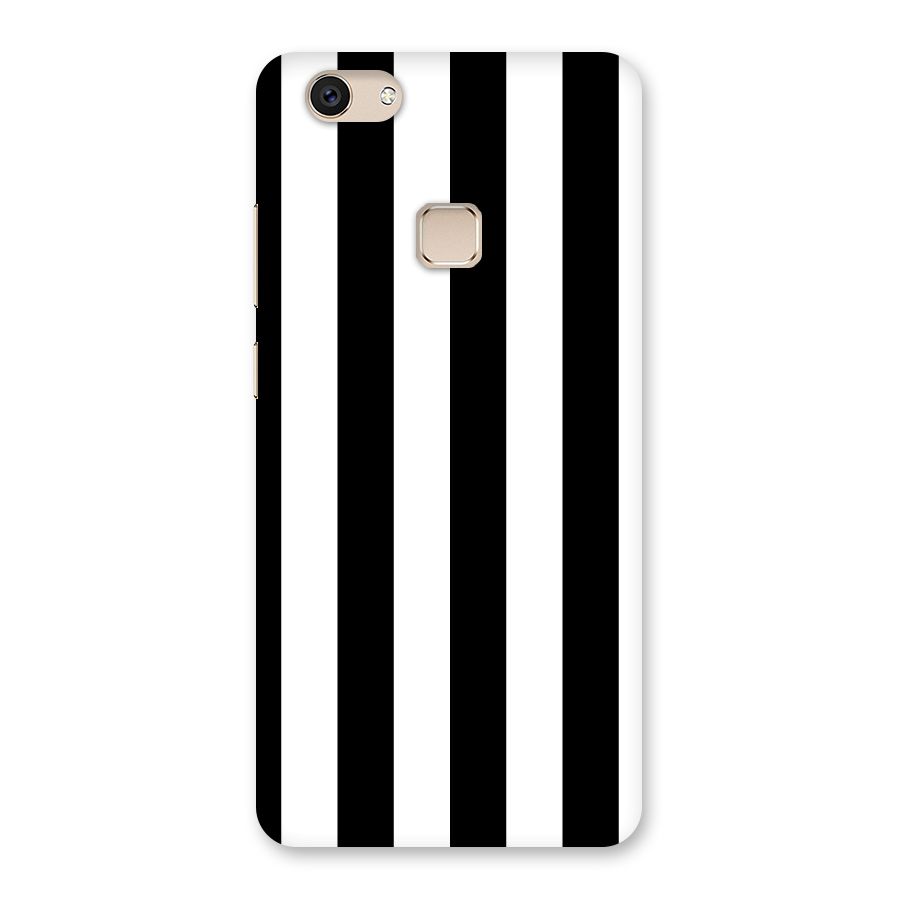Lavish Black Stripes Back Case for Vivo V7