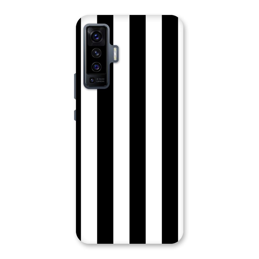 Lavish Black Stripes Back Case for Vivo X50