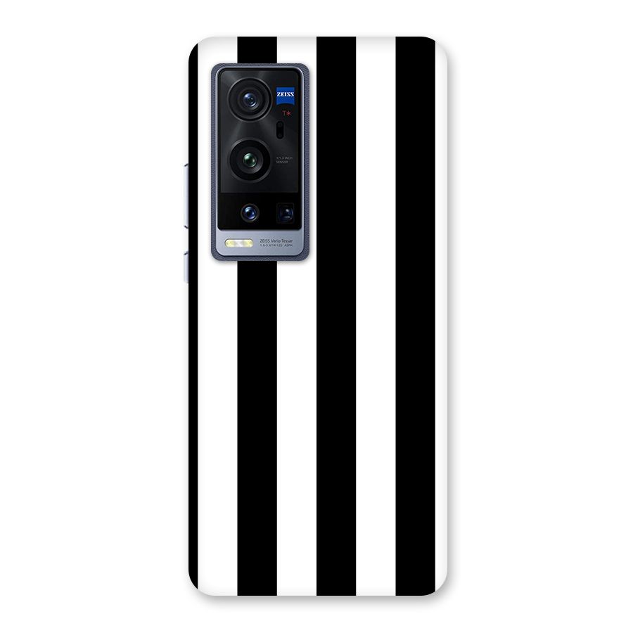Lavish Black Stripes Back Case for Vivo X60 Pro Plus