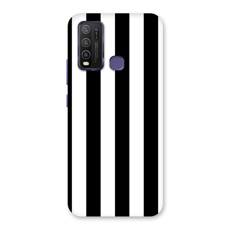 Lavish Black Stripes Back Case for Vivo Y50