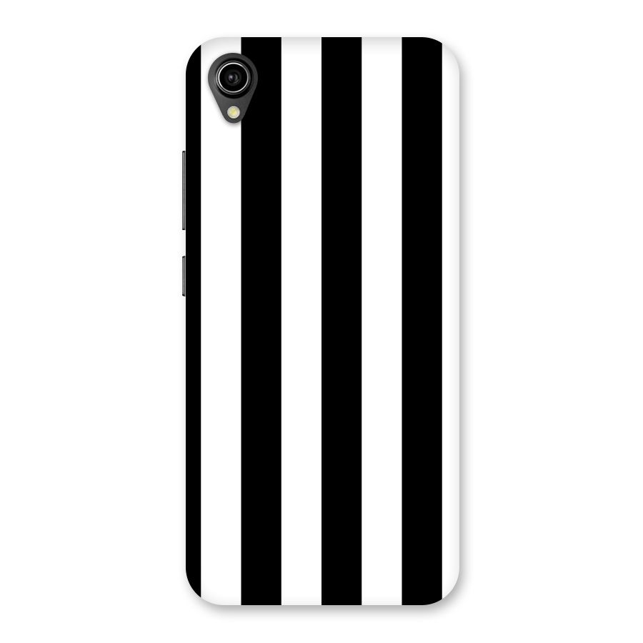 Lavish Black Stripes Back Case for Vivo Y90