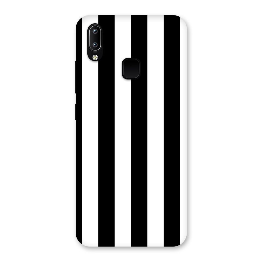 Lavish Black Stripes Back Case for Vivo Y93