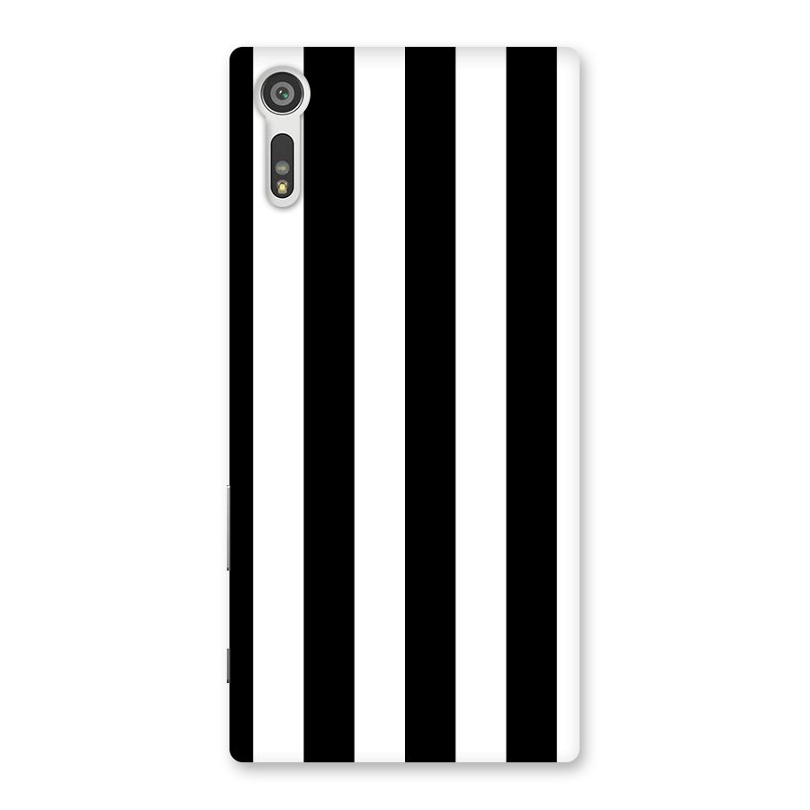 Lavish Black Stripes Back Case for Xperia XZ