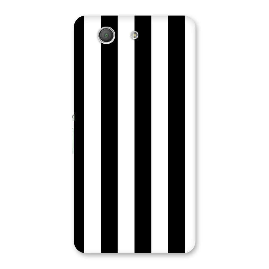 Lavish Black Stripes Back Case for Xperia Z3 Compact