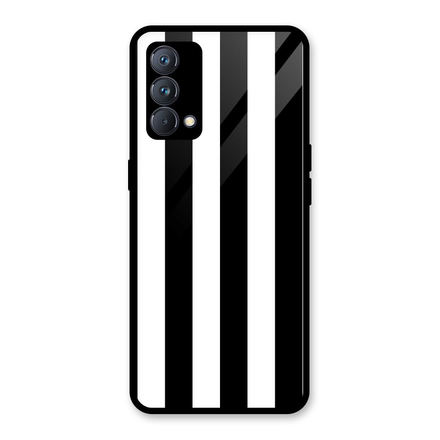 Lavish Black Stripes Glass Back Case for Realme GT Master Edition