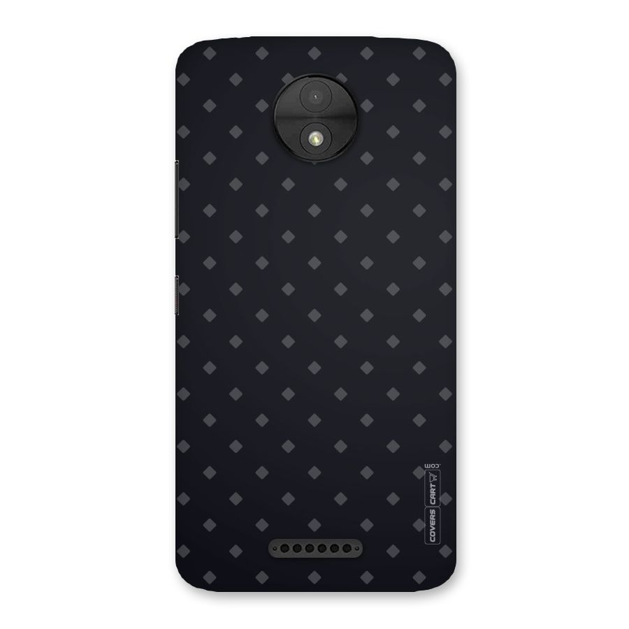 Lavish Diamond Pattern Back Case for Moto C