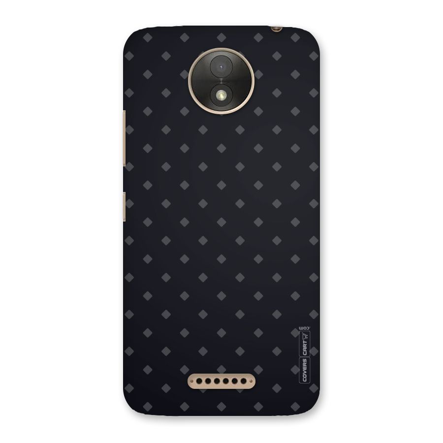 Lavish Diamond Pattern Back Case for Moto C Plus