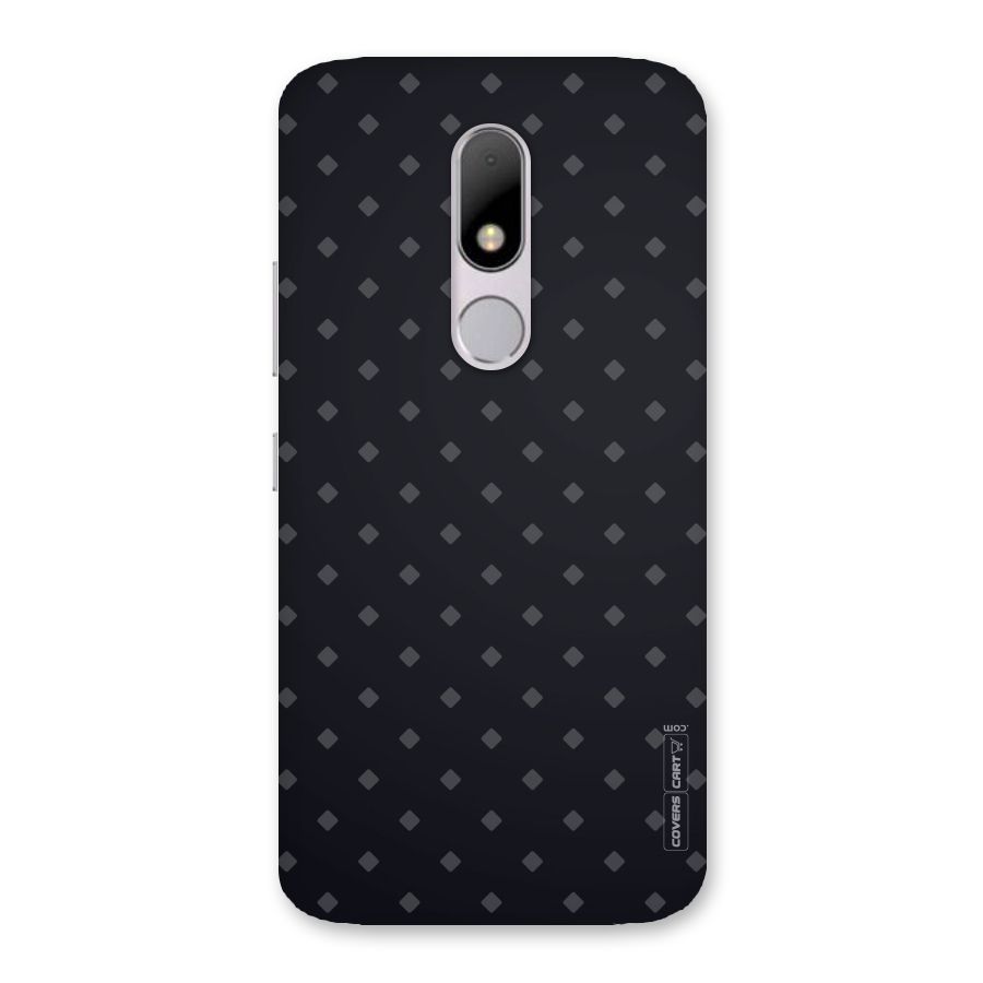 Lavish Diamond Pattern Back Case for Moto M