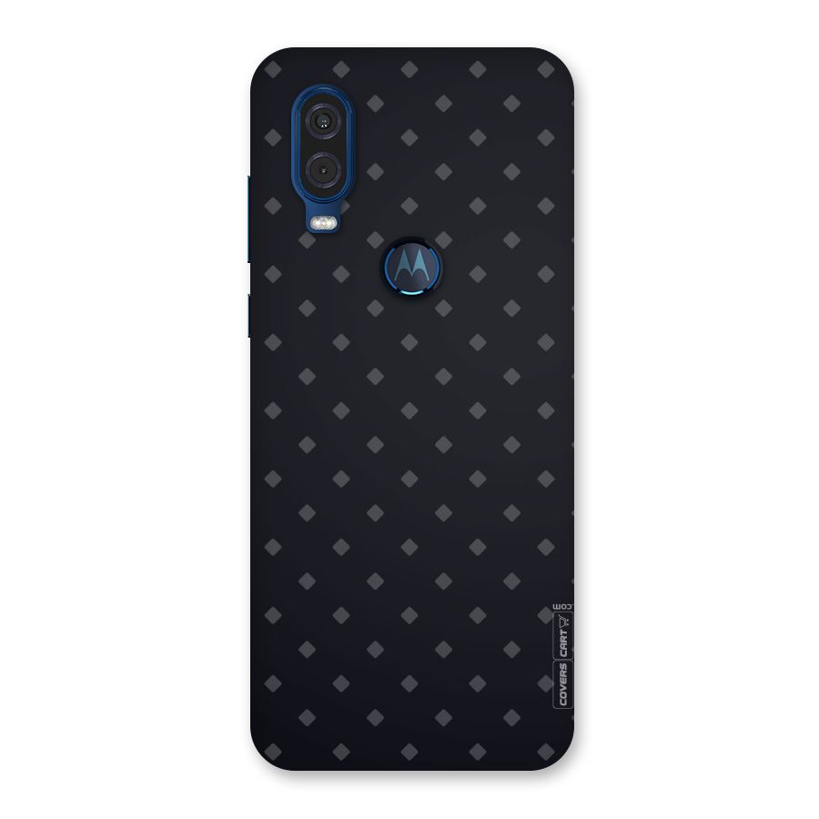 Lavish Diamond Pattern Back Case for Motorola One Vision
