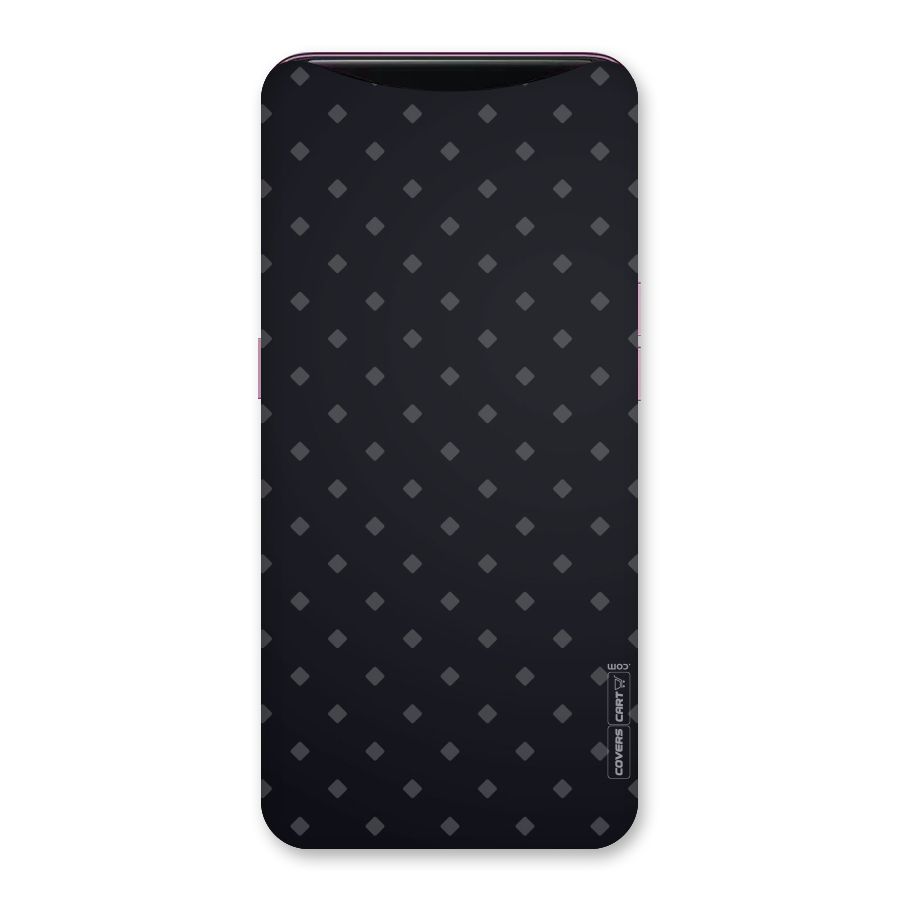 Lavish Diamond Pattern Back Case for Oppo Find X
